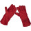 Loops PAIR Lined Leather Welding Gauntlets - Superior Heat & Spatter Protection 4