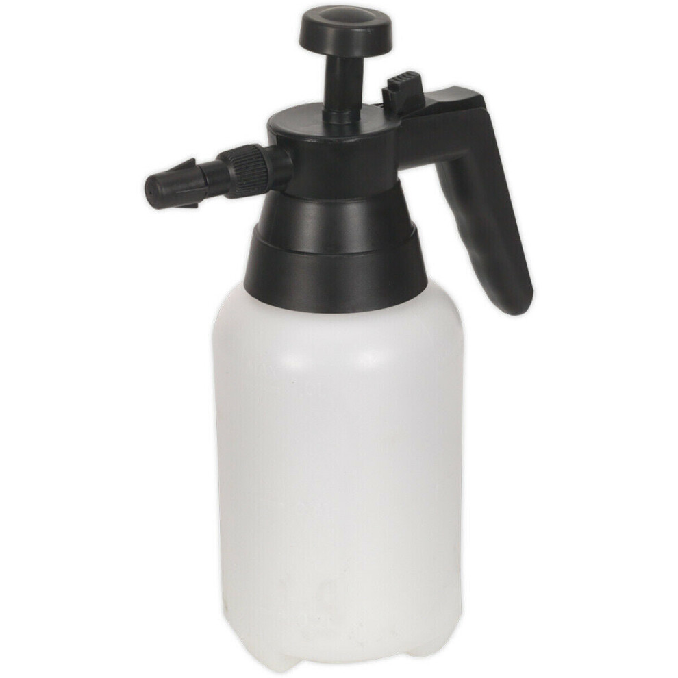 1L Pressure Sprayer with Viton Seals - Adjustable Nozzle - Mist & Jet Patterns