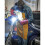 Loops Heavy Duty Leather Welding Apron - Adjustable Quick Release Straps Front Pocket 3