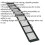 Loops 360kg Steel Mesh Folding Loading Ramp - Secure Strap & Hook - Van Loading 2