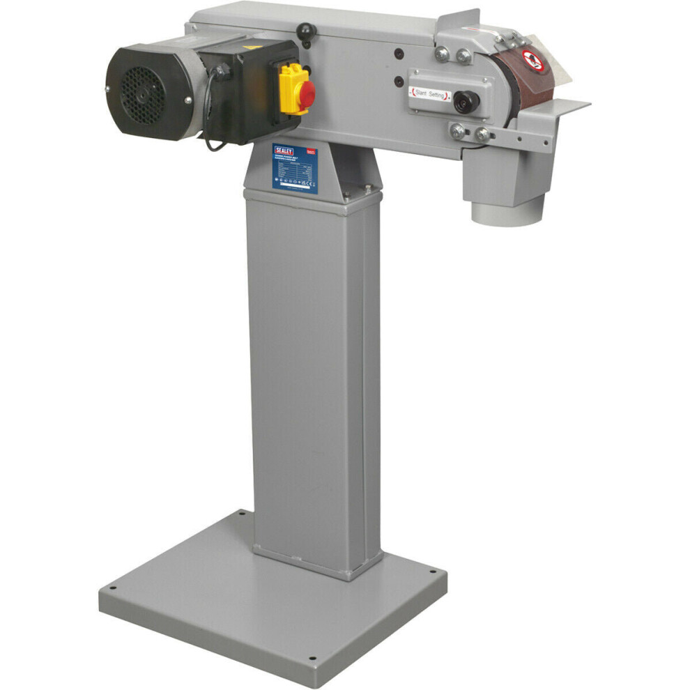 Loops 100Mm Bench / Floor Power Belt Sander Linisher - 1500W 230V - Workshop Grinding