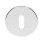 Loops 51mm Standard Key Profile Round Escutcheon Concealed Fix Polished Chrome 4
