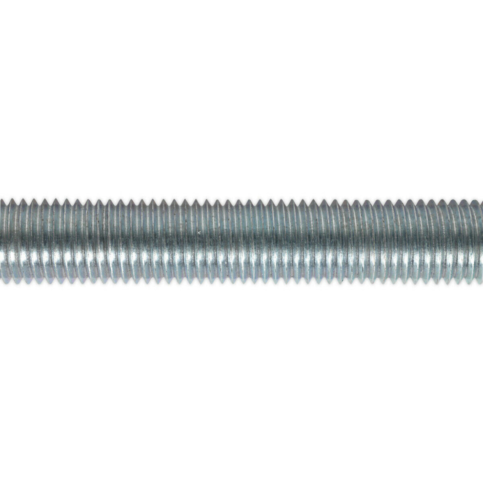 5 Pack Threaded Studding Rod - M16 X 1Mm - Grade 8.8 Zinc Plated - Din 975 5056581929242