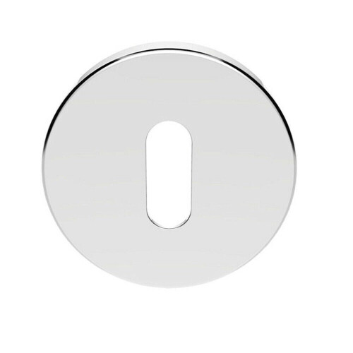 Loops 51mm Standard Key Profile Round Escutcheon Concealed Fix Polished Chrome 1