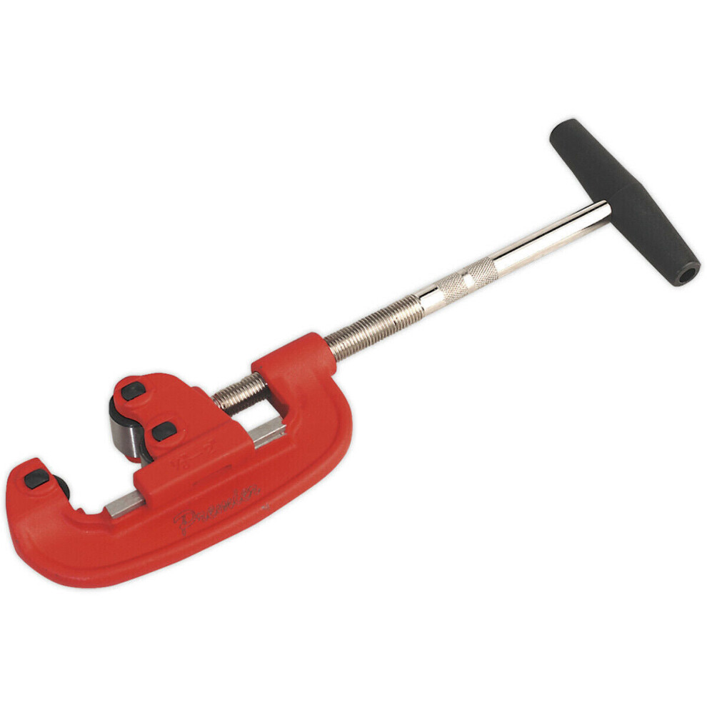 Loops Heavy Duty Die-Cast Pipe Cutter - 10Mm To 50Mm Capacity - Hardened Steel Blade