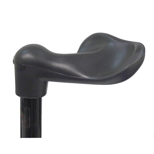 Loops Left Handed Ergonomic Handled Walking Stick - Palm Grip - 14 Heght Settings 2