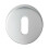 Loops 51mm Standard Key Profile Round Escutcheon Concealed Fix Satin Chrome 2