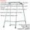 Loops Lightweight Aluminium Walking Frame - 770 to 870mm Adjustable Height Extra Large 2