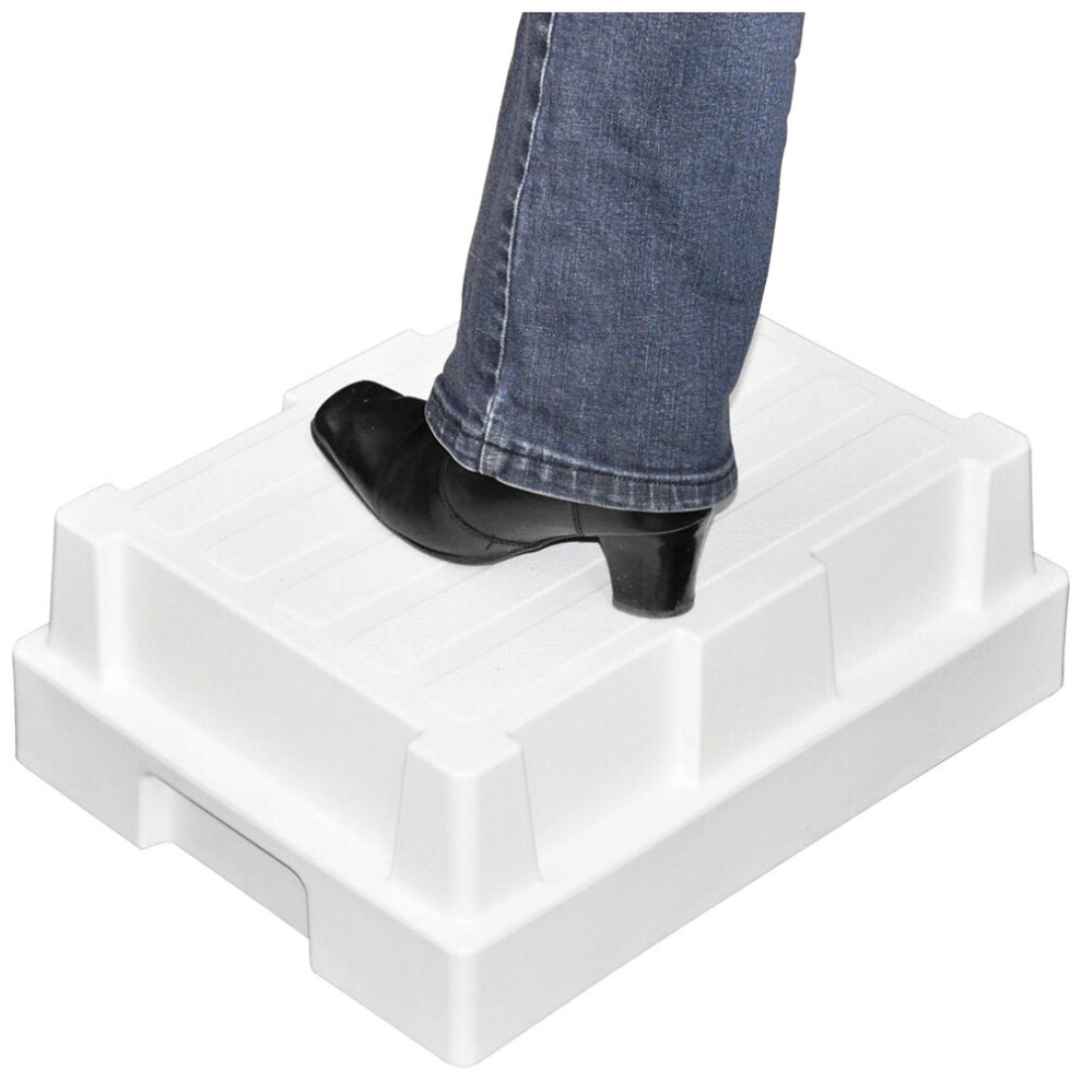 Aidapt Non-Slip Plastic Step Box - Suitable For Wet Areas - Bathroom Mobility Aid Step