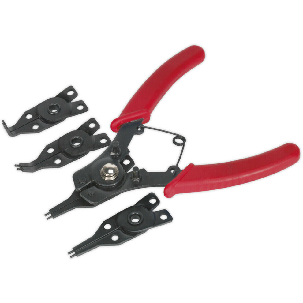 Internal External Circlip Pliers Set - Interchangeable Jaws - Quick Release 5056581903181