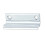 Loops Sash Window Lift Handle 62 x 20mm 47mm Fixing Centres Polished Chrome 2