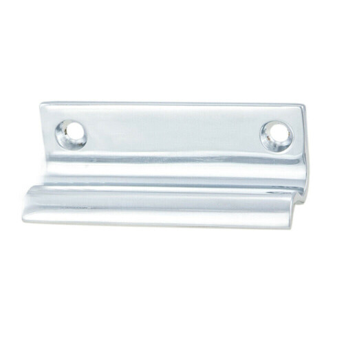 Loops Sash Window Lift Handle 62 x 20mm 47mm Fixing Centres Polished Chrome 1