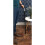 Loops Left Handed Ergonomic Handled Walking Stick - Telescopic Height - Matt Black 3