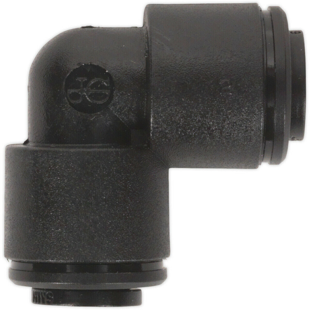 5 Pack - 6Mm 90 Degree Angled Elbow Coupling Adapter - Pneumatic Pipe Joiner 5056524283943