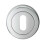 Loops 51mm Lock Profile Escutcheon Chamfered Edge Concealed Fix Polished Chrome 2