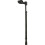 Loops Left Handed Ergonomic Handled Walking Stick - Telescopic Height - Matt Black 4