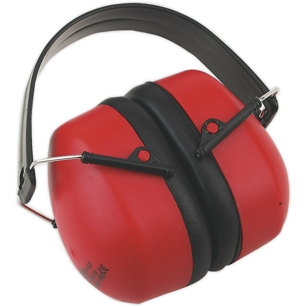 Folding Ear Defenders - Adjustable Swivel Cups - Worksite Hearing Protection