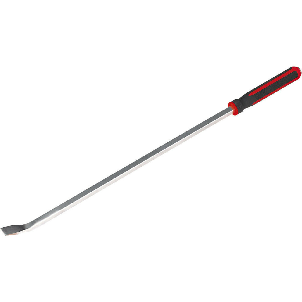 900Mm Heavy Duty 25Ã Pry Bar With Hammer Cap - Chromoly Steel Shaft - Soft Grip 5056524254714