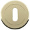 Loops 51mm Lock Profile Escutcheon Chamfered Edge Concealed Fix Stainless Brass 4