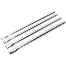 4 Piece 350mm Extra-Long Chisel Set - Hardened & Tempered - Chromoly Steel