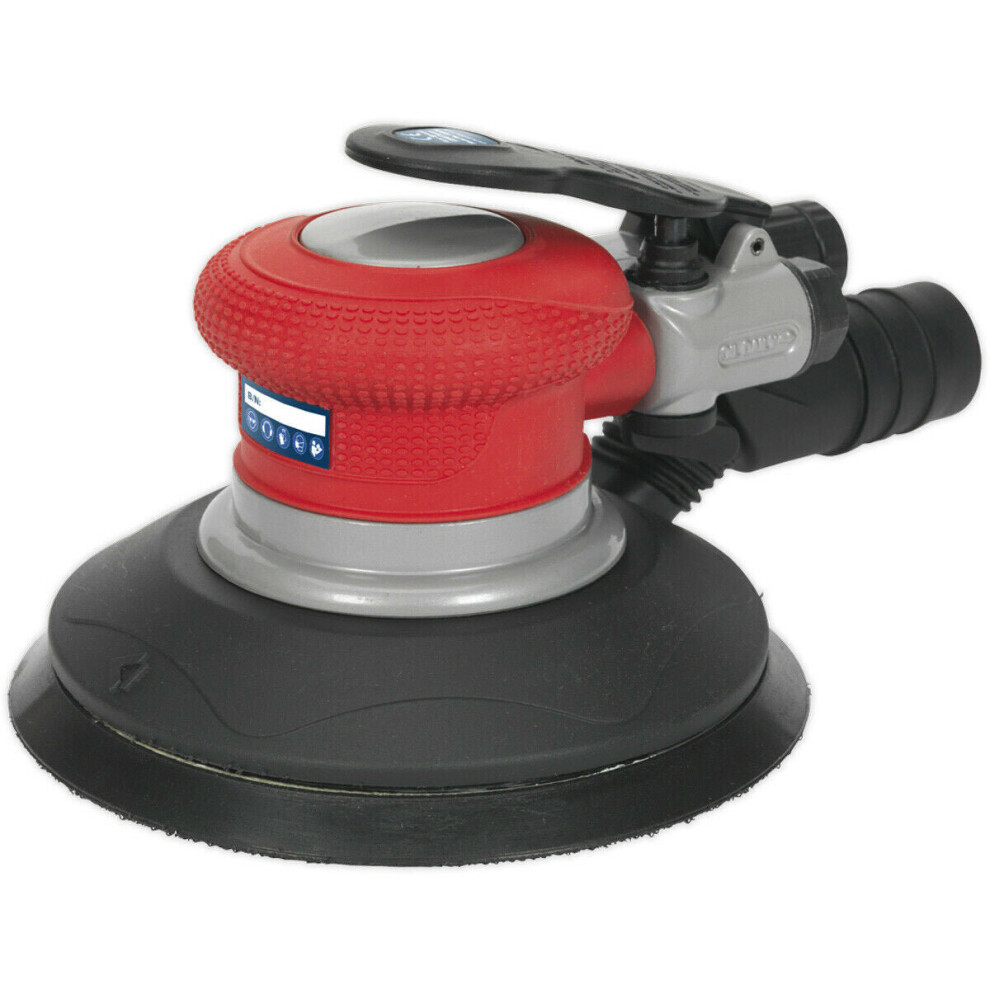 150mm AIR Random Orbital Palm Sander & DUST FREE - 1/4" BSP - Hook & Loop Pad