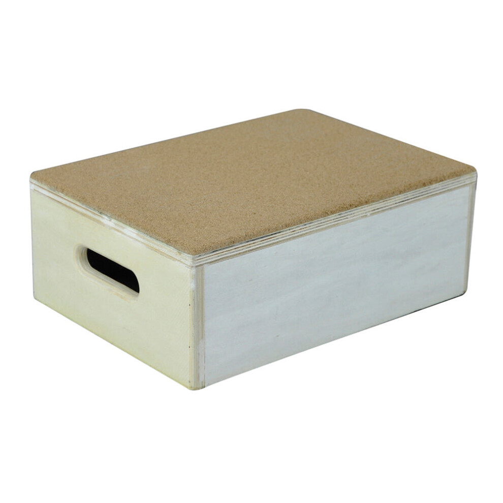 Aidapt Cork Top Step Box - 5 Inch Height - Integrated Handles - 125Kg Weight Limit