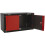 Loops Modular 2 Door Wall Cabinet - 665 x 305 x 360mm - Locking Storage System 3