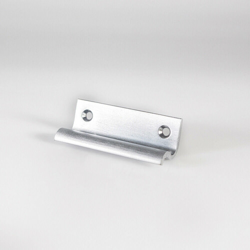 Loops Sash Window Lift Handle 62 x 20mm 47mm Fixing Centres Satin Chrome 2