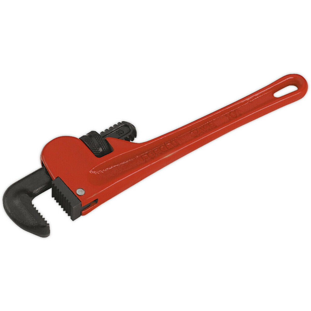 250Mm Cast Steel Pipe Wrench - European Pattern - 9-45Mm Carbon Steel Jaws 5056524245613