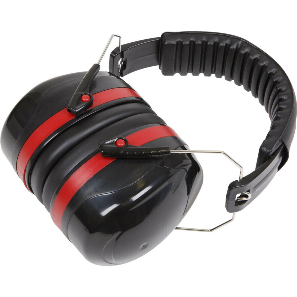 Premium Folding Ear Defenders - Adjustable Ear Cups - Worksite Protection