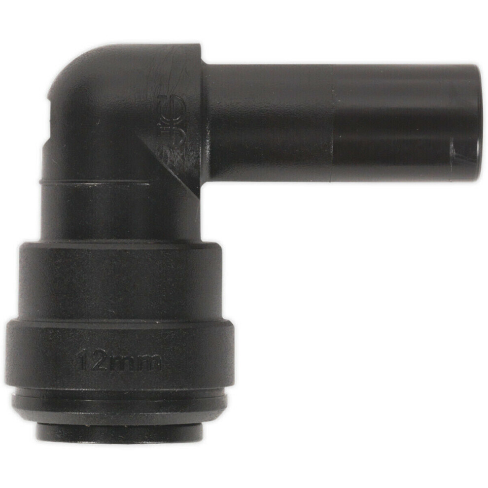 Loops 5 Pack - 12Mm 90 Degree Angled Elbow To Stem Coupling Adapter - Pneumatic Pipes