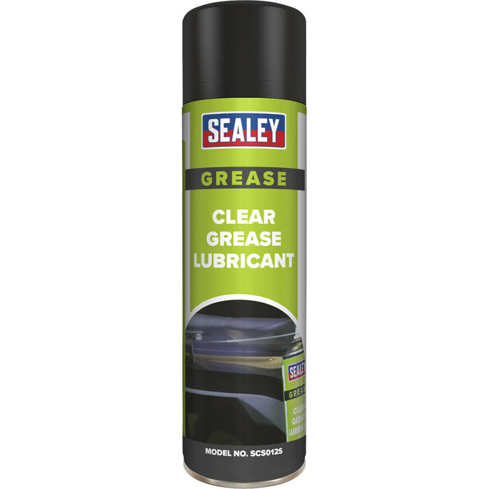 500Ml Clear Grease Lubricant - Silicon-Free Formula - Leaves Protective Barrier 5056581913425