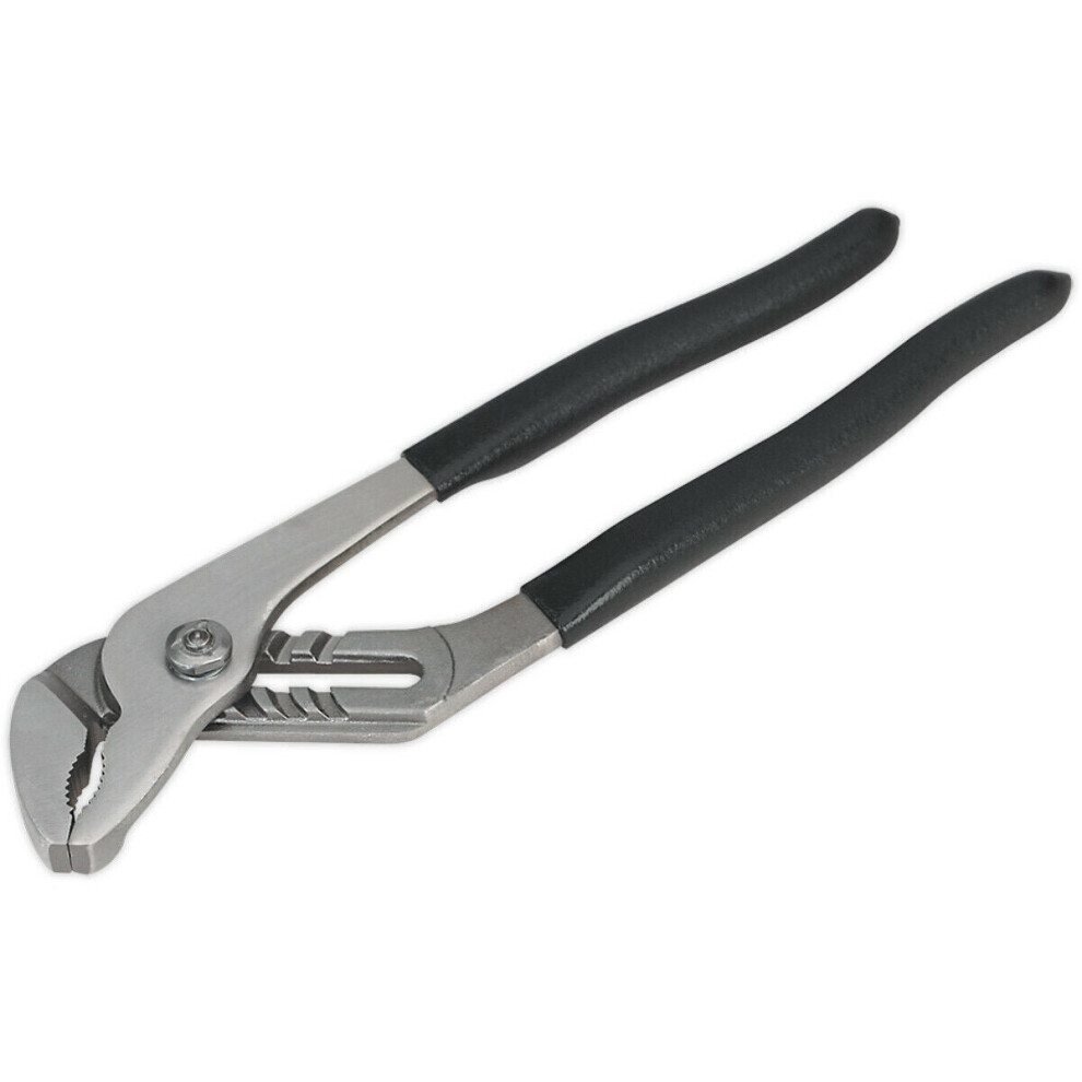 250Mm Water Pump Pliers - Groove Joint Adjustable Head - Moulded Handles 5056581903198