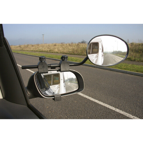 Loops Convex Towing Mirror Extension - Universal Fit - Easily Adjustable - Clip On 2
