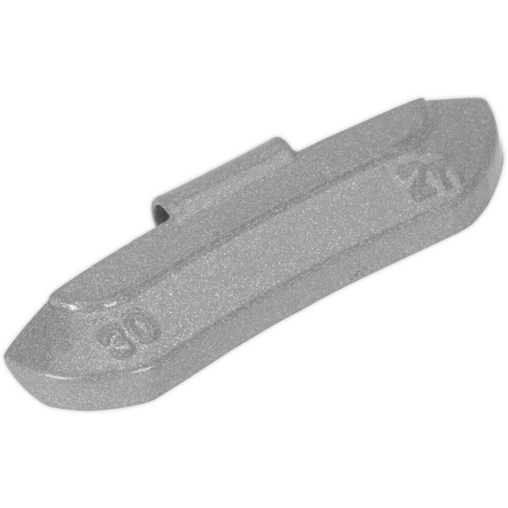 Loops 100 Pack 30G Hammer On Wheel Weights - Zinc For Steel Wheels - Wheel Balance
