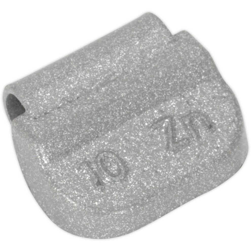 100 PACK 10g Hammer On Wheel Weights - Zinc for Steel Wheels - Wheel Balance