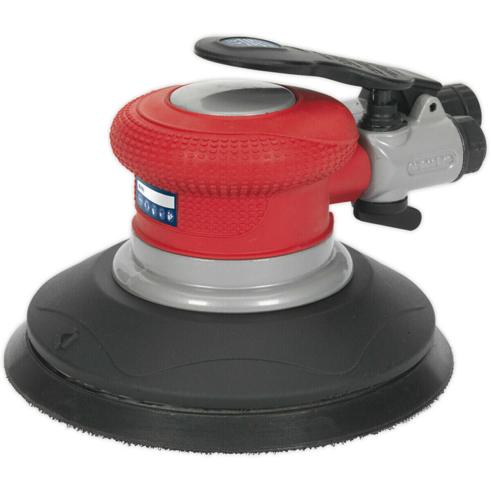 150mm AIR Random Orbital Palm Sander - 1/4" BSP - Variable Speed Hook & Loop Pad