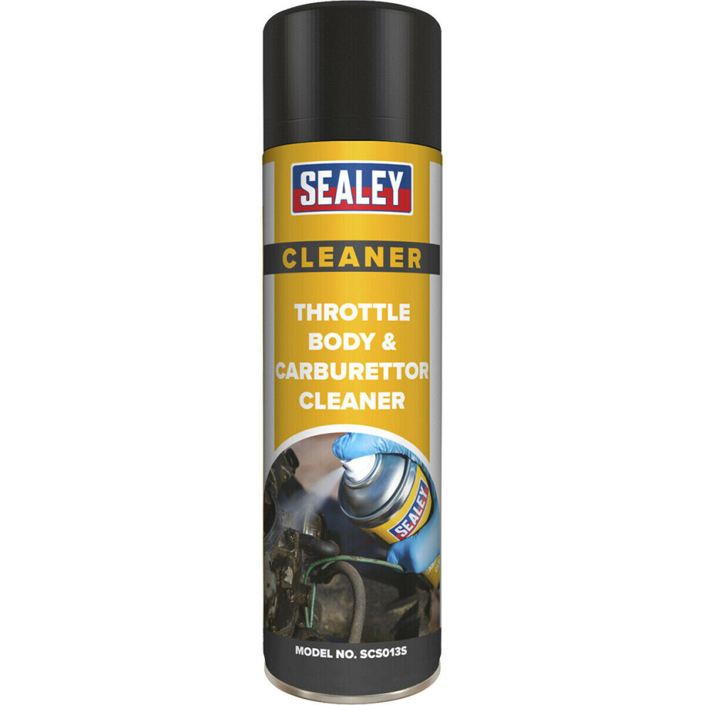 500ml Throttle Body & Carburettor Aerosol Cleaner - Removes Tar & Build Up