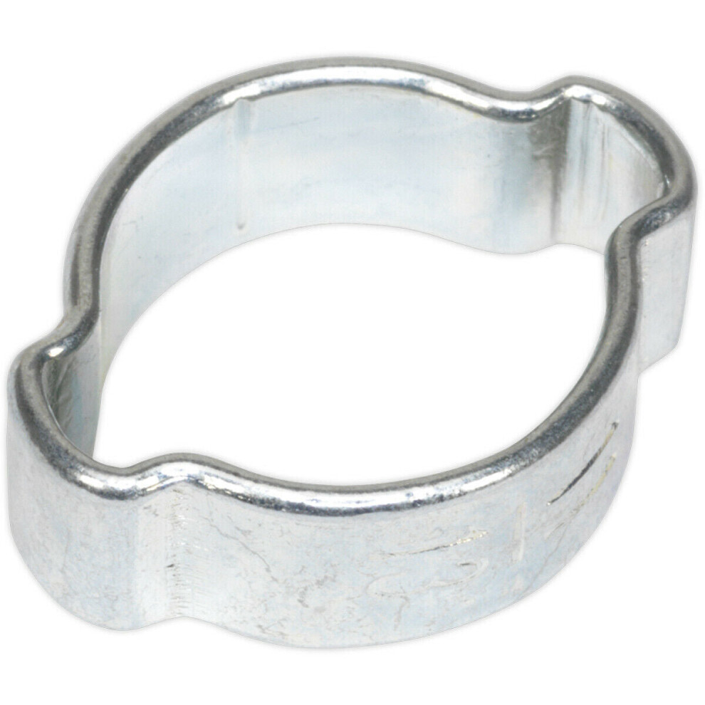 25 Pack Zinc Plated Double Ear O-Clip - 11Mm To 13Mm Diameter - Hose Pipe Fixing 5056524292075