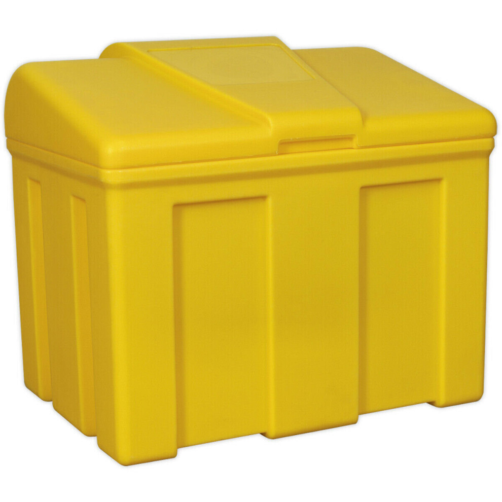 110 Litre Grit & Salt Storage Box - Large Opening - Indoor & Outdoor Storage
