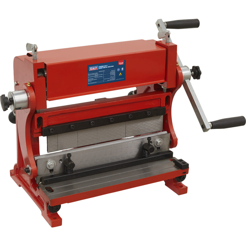 Loops 3-In-1 Sheet Metal Machine - 305Mm Working Width - Shears Bends & Rolls Metal Light