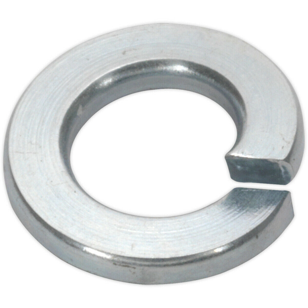 50 PACK Metric Spring Washer - M6 - DIN 127B - Zinc Plated Metal Spacer