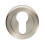 Loops 51mm Euro Profile Escutcheon Chamfered Edge Concealed Fix Satin Nickel 4