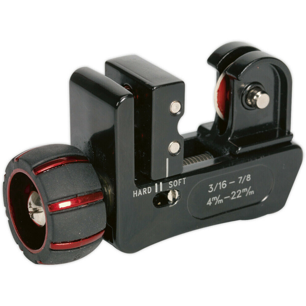Loops Brake Pipe Cutter - Nickel-Plated Blade - Screw Action - 4Mm To 22Mm Capacity