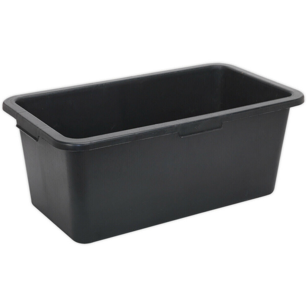 795 x 395 x 295mm Storage Container - BLACK 60L - Integral Handle Warehouse Bin