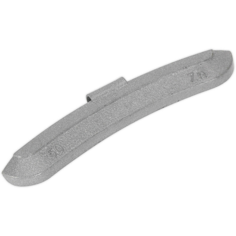 Loops 50 Pack 50G Hammer On Wheel Weights - Zinc For Steel Wheels - Wheel Balance