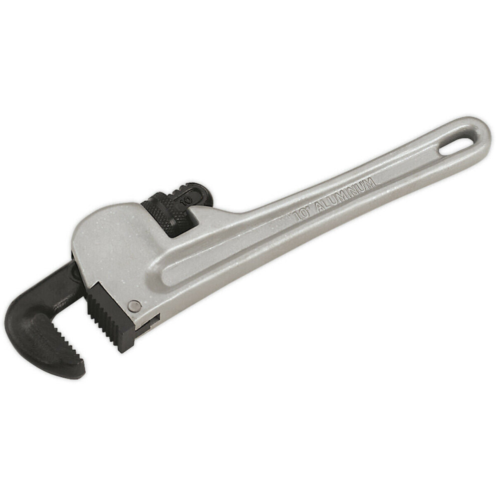 250Mm Aluminium Alloy Pipe Wrench - European Pattern - 9-38Mm Carbon Steel Jaws 5056524245651