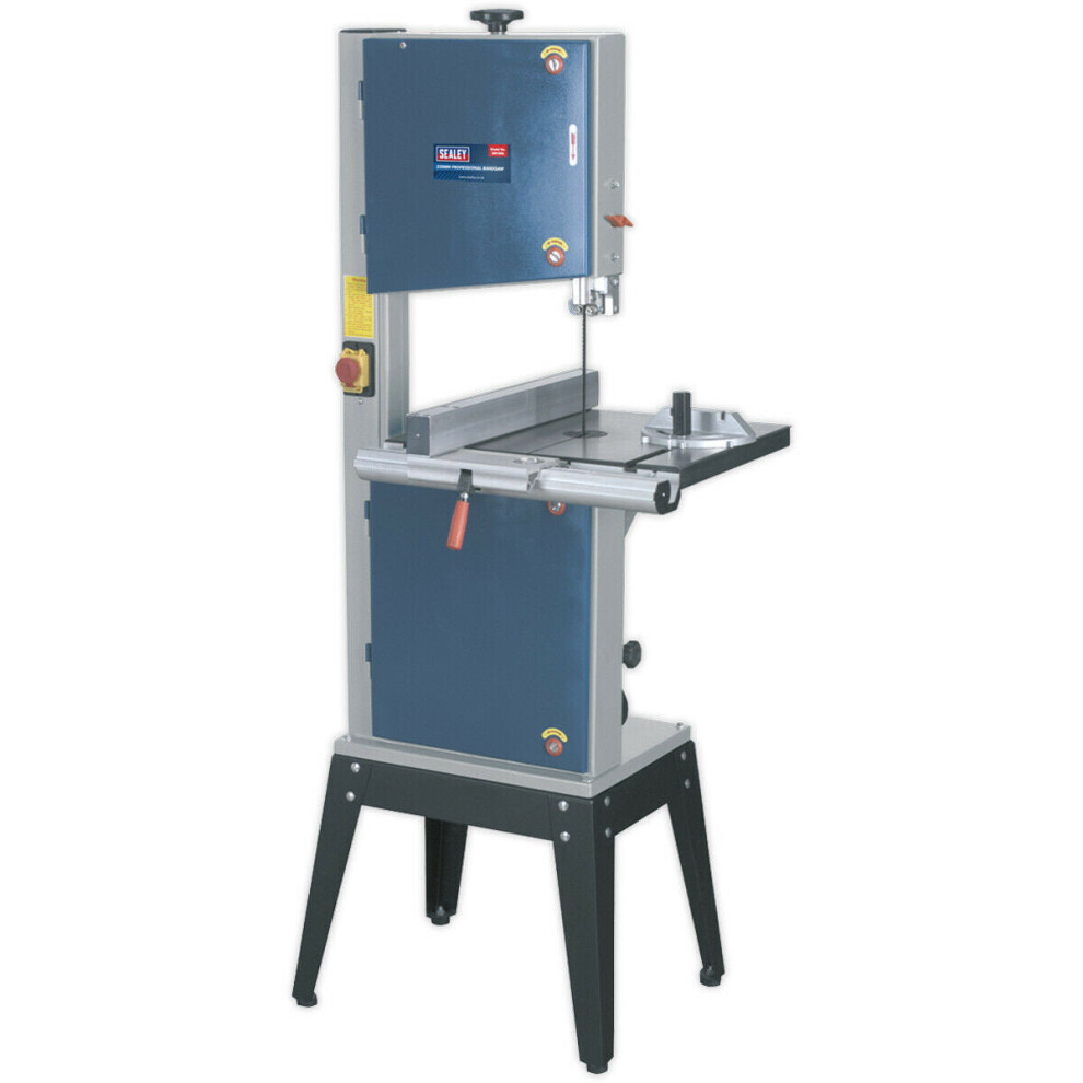 Loops Steel Chassis Professional Bandsaw - 335Mm Throat - 750W Motor - Tilting Table