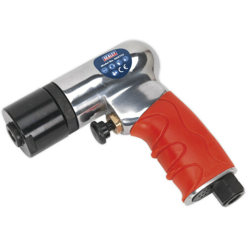 Loops 75mm Mini Air Polisher - Textured Grip - Lightweight Aluminium - Hook & Loop Pad 2