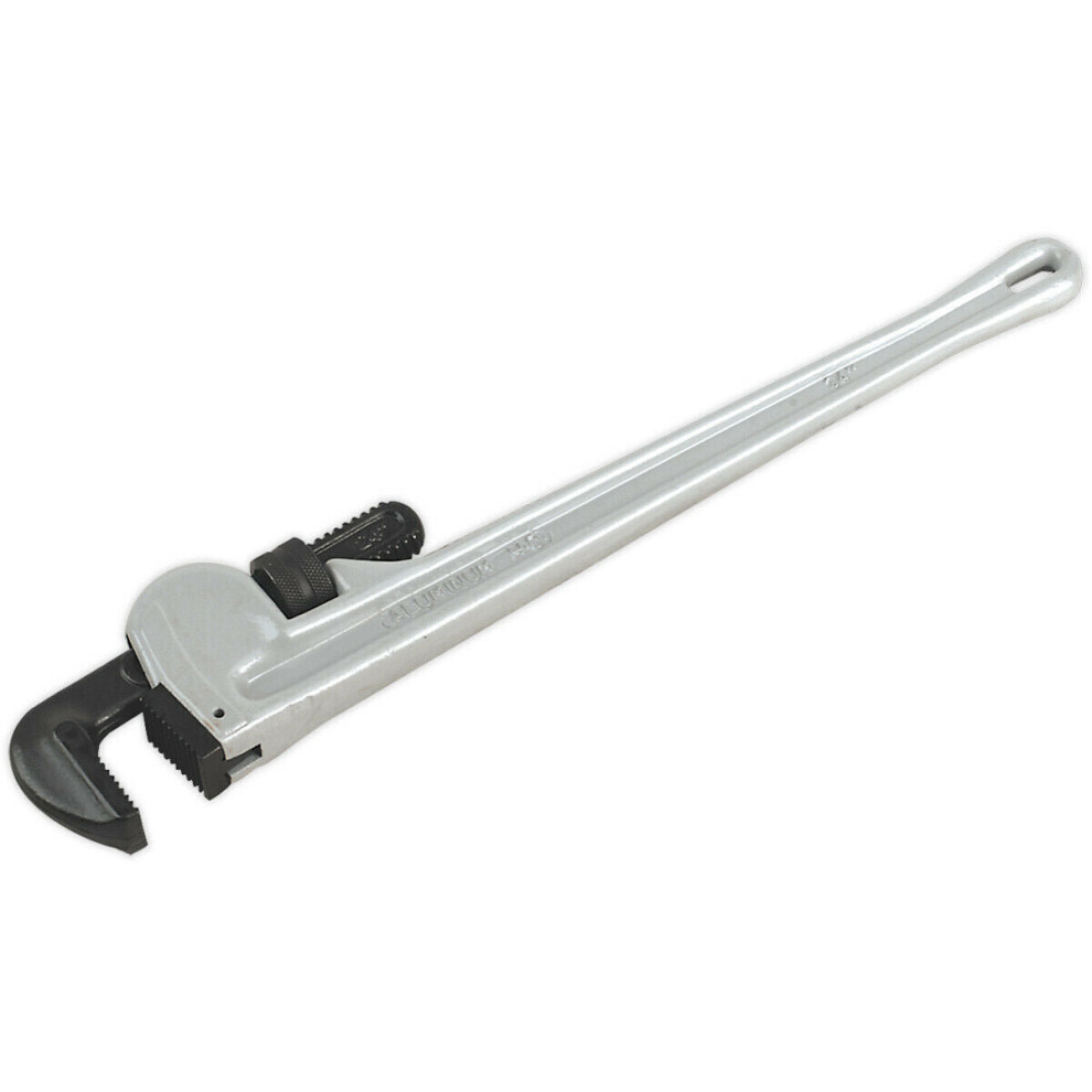 610mm Aluminium Alloy Pipe Wrench - European Pattern - 13-75mm Carbon Steel Jaws